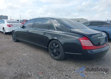 2004 Maybach 62 z USA, uszkodzony, nr VIN WDBVG78J24A000524